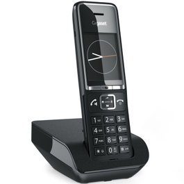 Gigaset Comfort 550 Teléfono Inalámbrico Negro S30852-H3001-D204 Pantalla TFT 2.2" Manos Libres ECO DECT